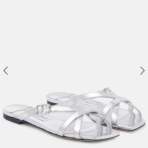 JIMMY CHOO new
Jess metallic leather sandals - Picture 1 of 5